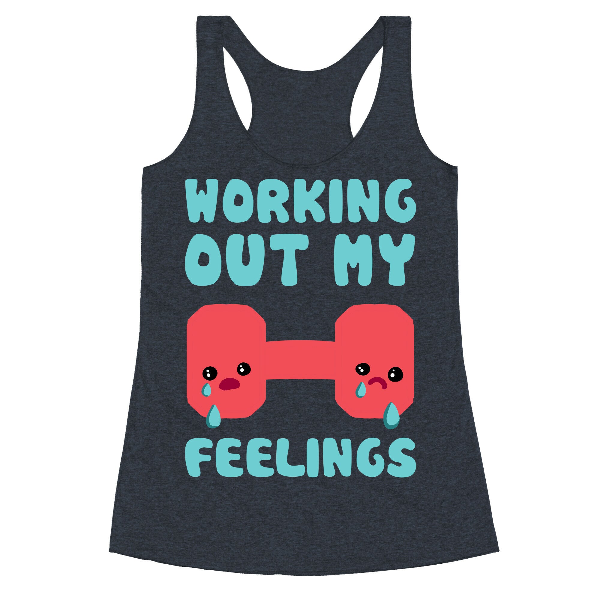 Working Out My Feelings Racerback Tank